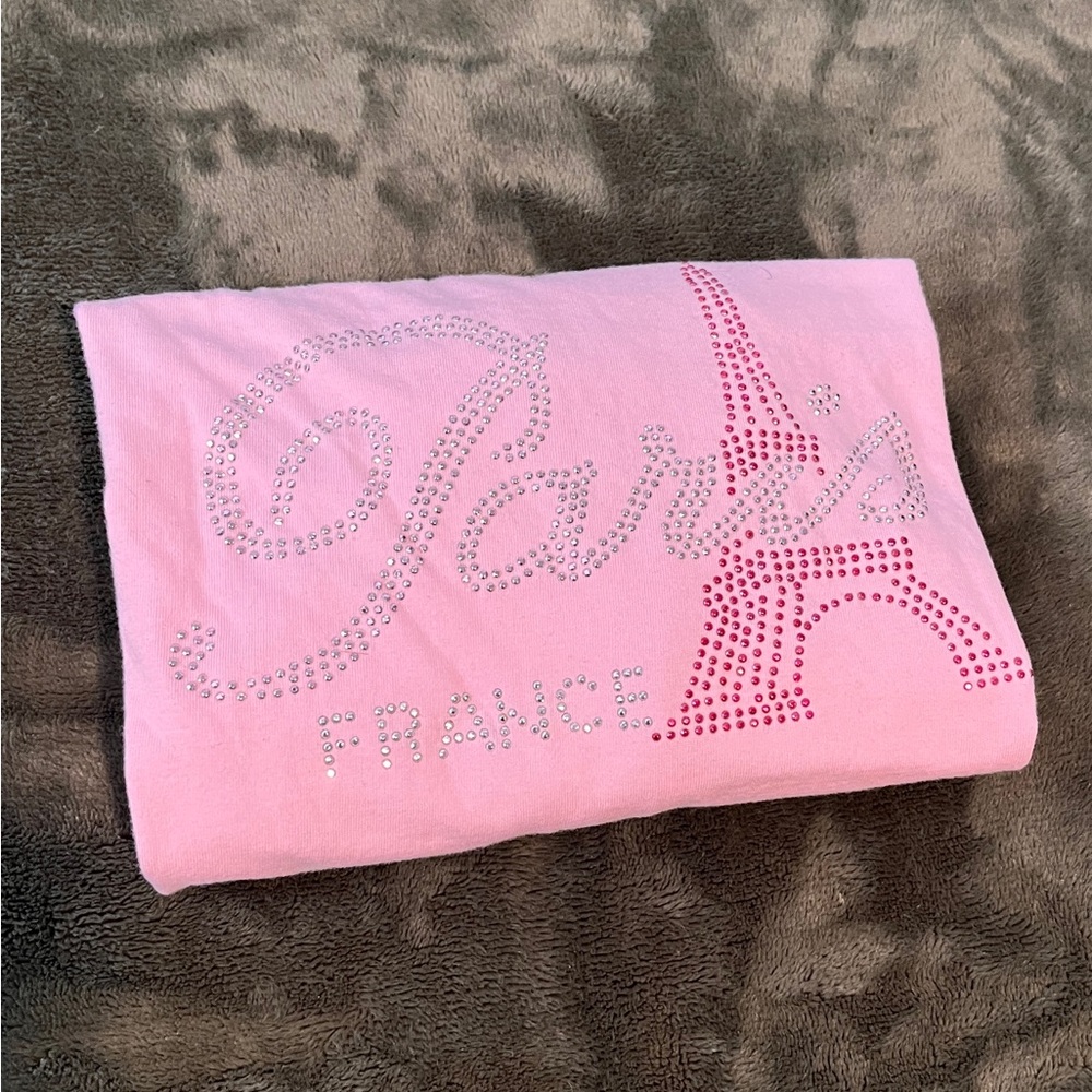Pink Paris France Graphic T-shirt